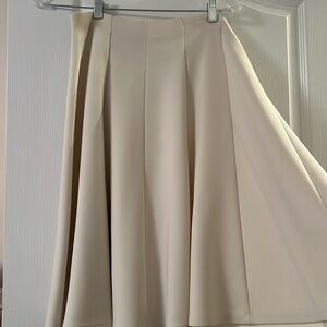 White Scuba Skirt